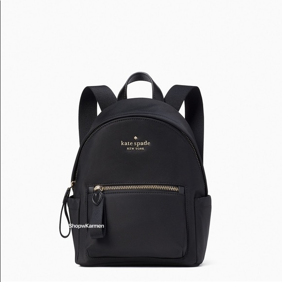 chelsea mini backpack ♠️Kate Spade Chelsea Nylon Mini Backpack, Black NWT